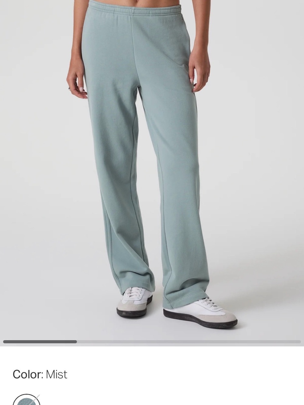 Vuori Sedona Straight Leg Sweatpant in Mist - XS